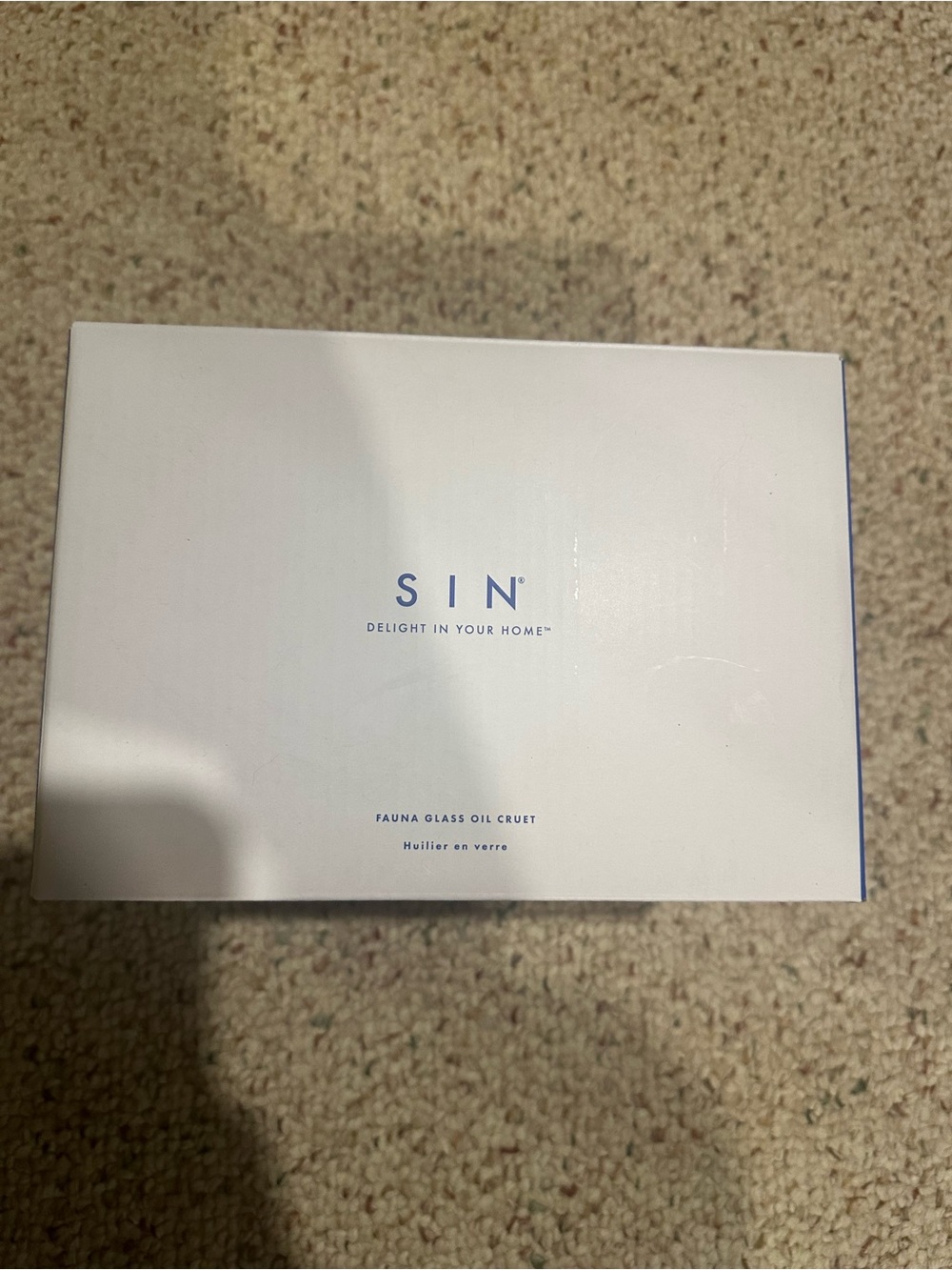 SIN Fauna Glass Oil Cruet